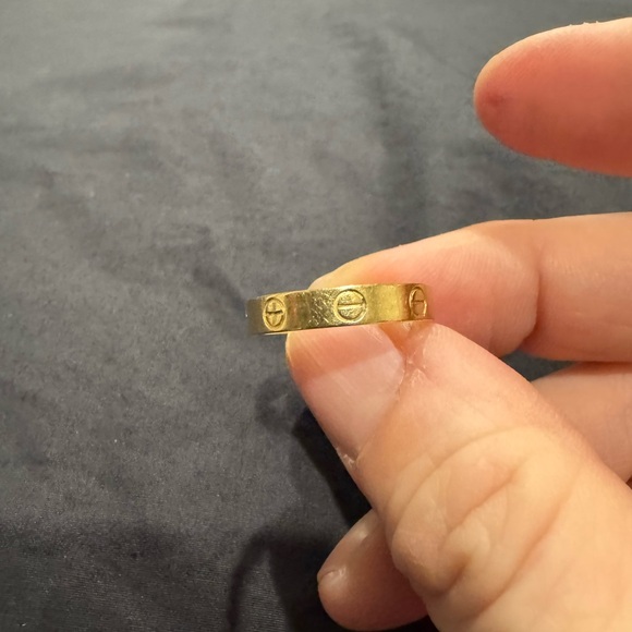 Cartier LOVE RING, SMALL MODEL no box receipt is here size 54 - Picture 6 of 8